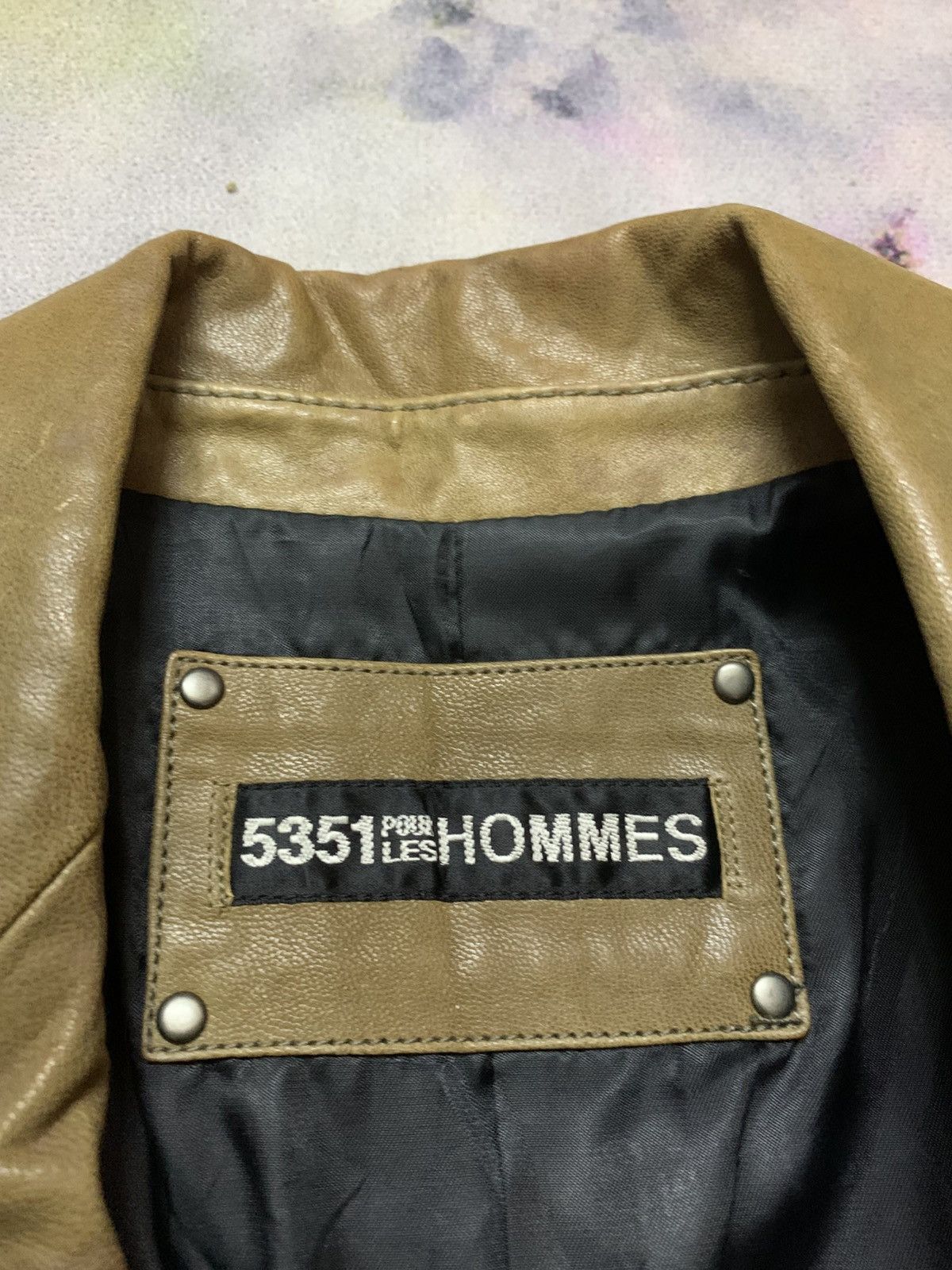 5351 POUR LES HOMMES Double Collar Punk Apocalypse Leather 14th Addiction Lgb Size US S / EU 44-46 / 1 - 7 Thumbnail