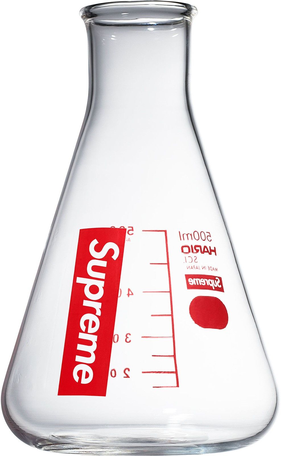 Supreme Supreme®/Hario Erlenmeyer Flask in Clear/Red Size ONE SIZE - 3 Thumbnail