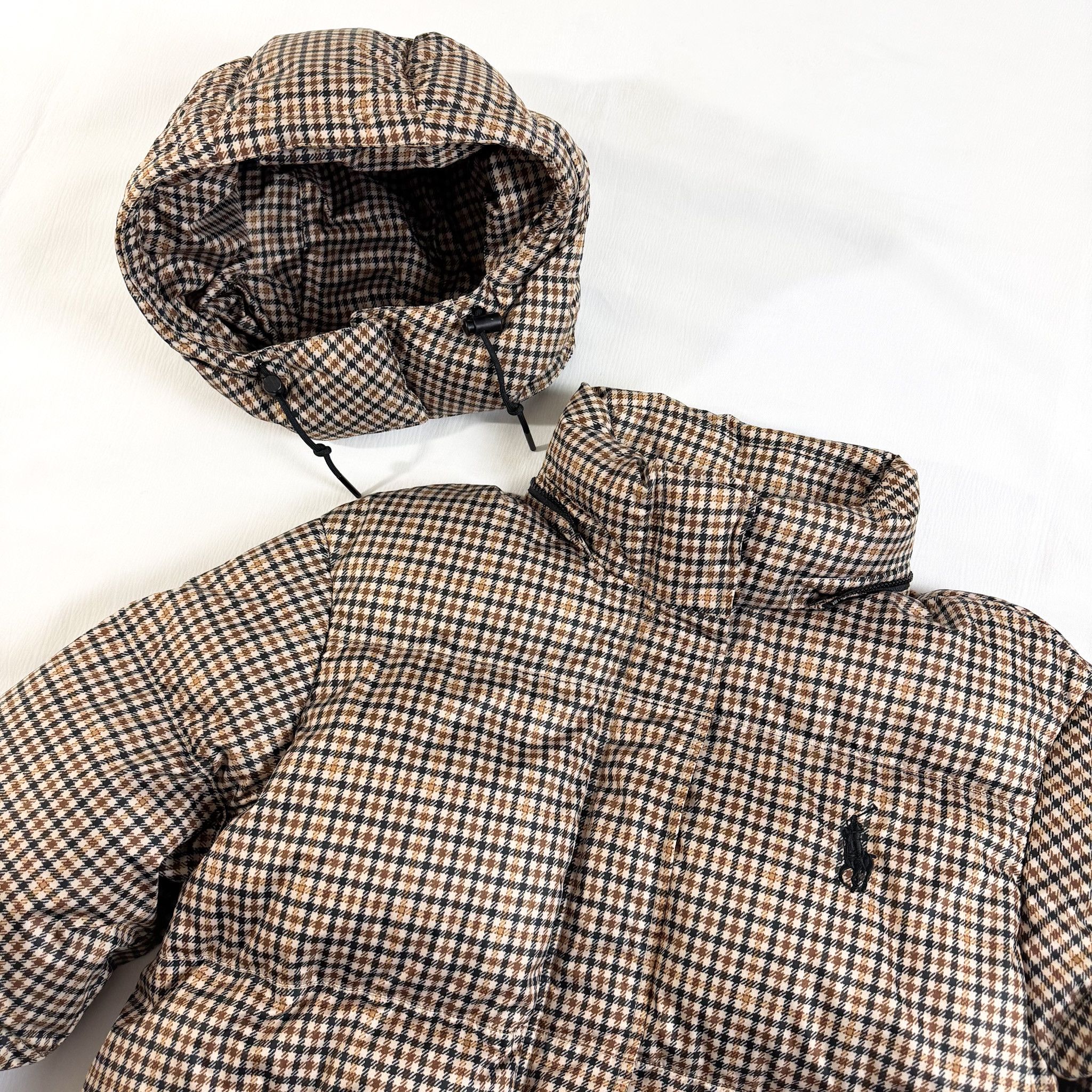 Polo Ralph Lauren Polo Ralph Lauren Houndstooth Goose-down Puffer Jacket Size L / US 10 / IT 46 - 6 Thumbnail