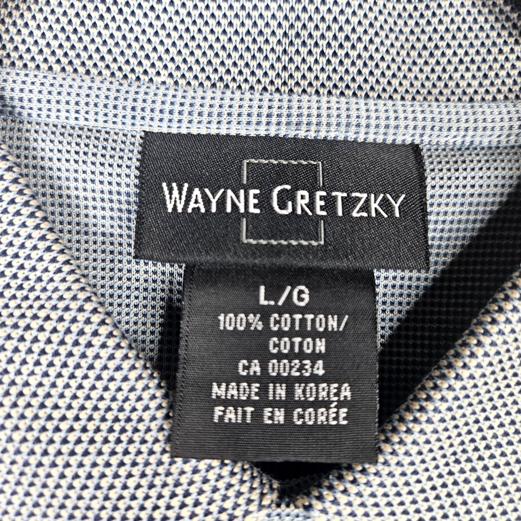 Vintage Wayne Gretzky Polo Shirt Mens 1/4 Button Short Sleeve 100% Cotton Size L Gray Polo Shirt Mens Size US L / EU 52-54 / 3 - 7 Thumbnail