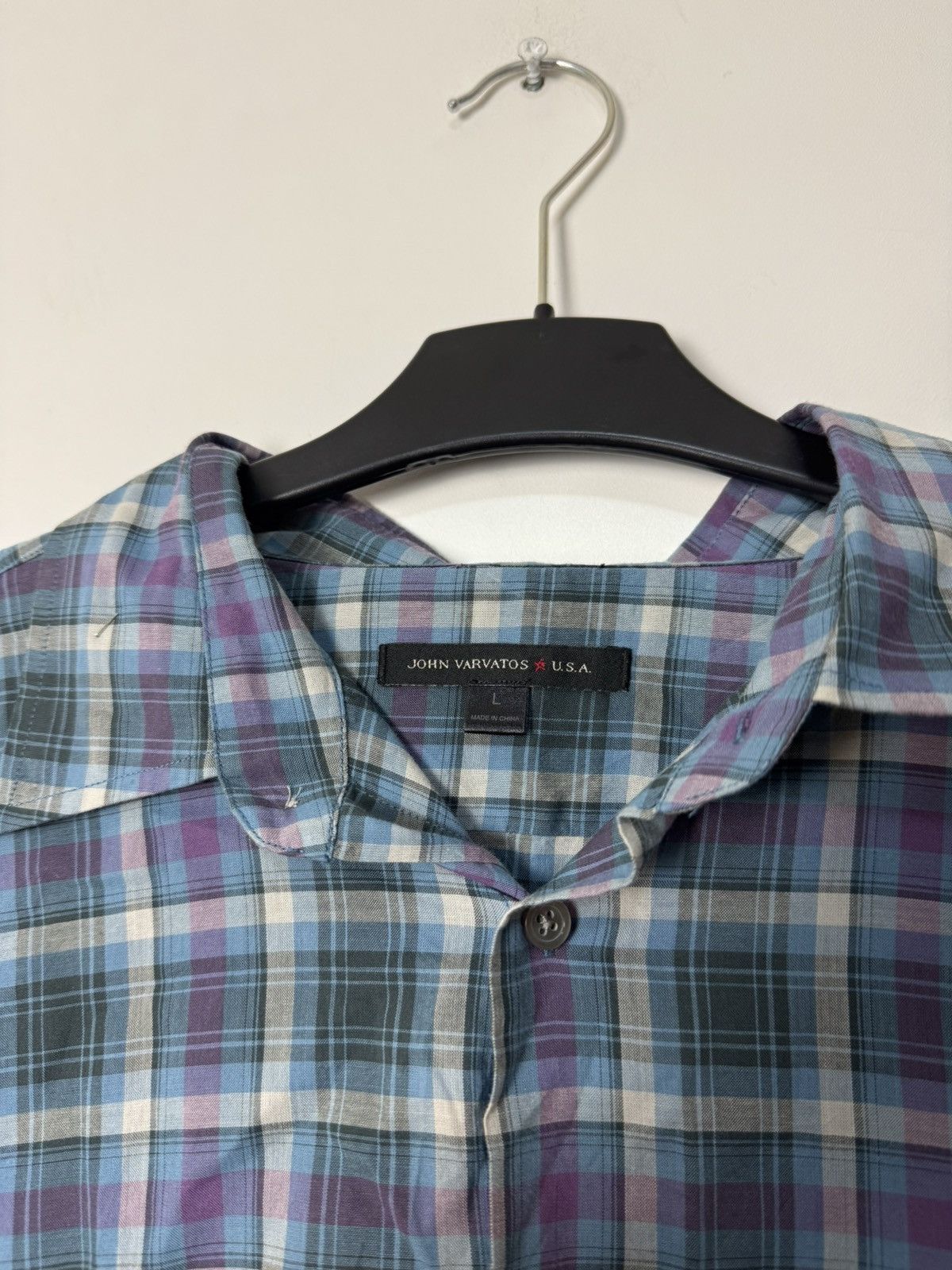 John Varvatos Vintage John Varvatos USA long sleeve check shirt luxury Size US XL / EU 56 / 4 - 3 Thumbnail