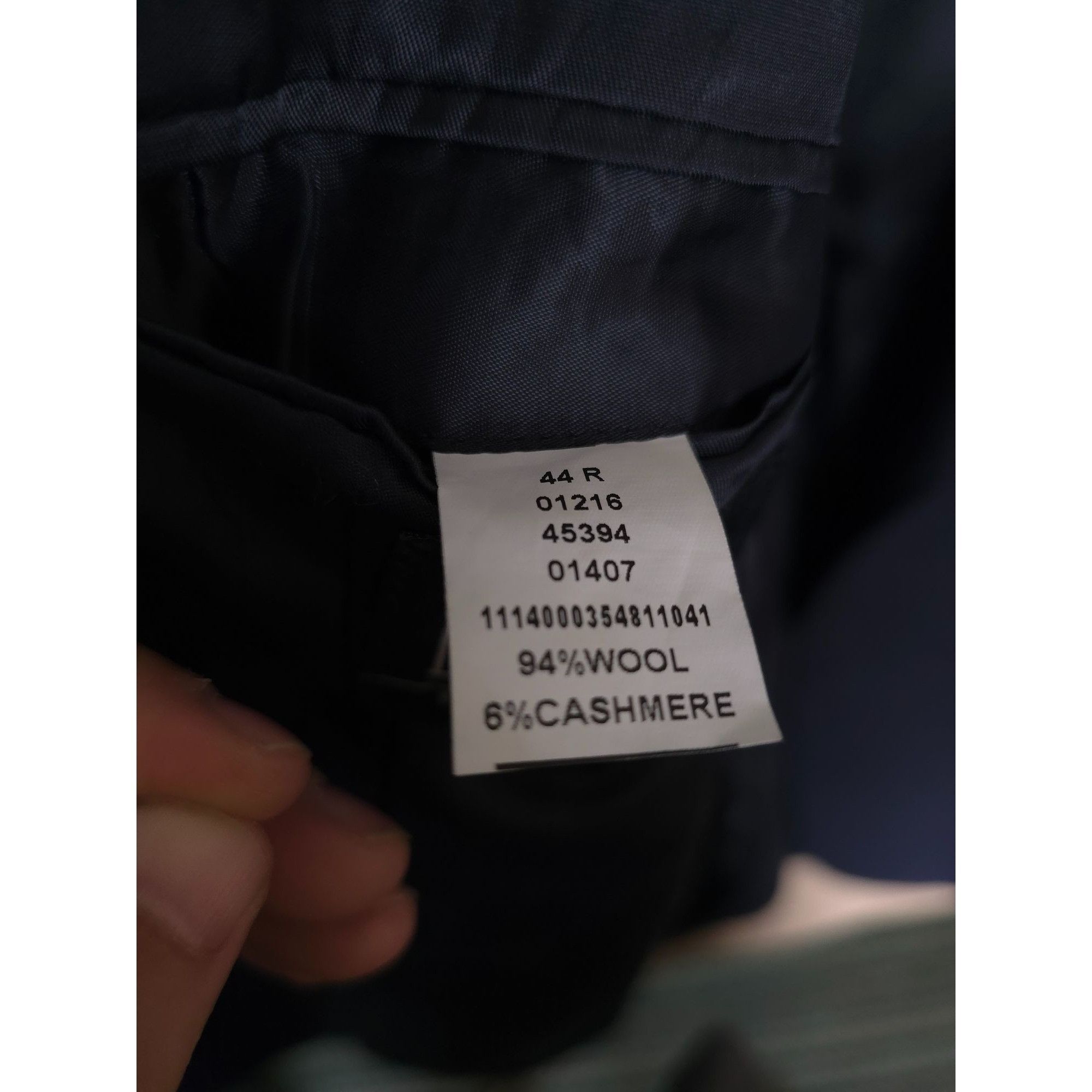 Jos. A. Bank Jos. A. Bank Mens Navy Blue Blazer suit Jacket 2 Button Siz Size 44L - 7 Thumbnail