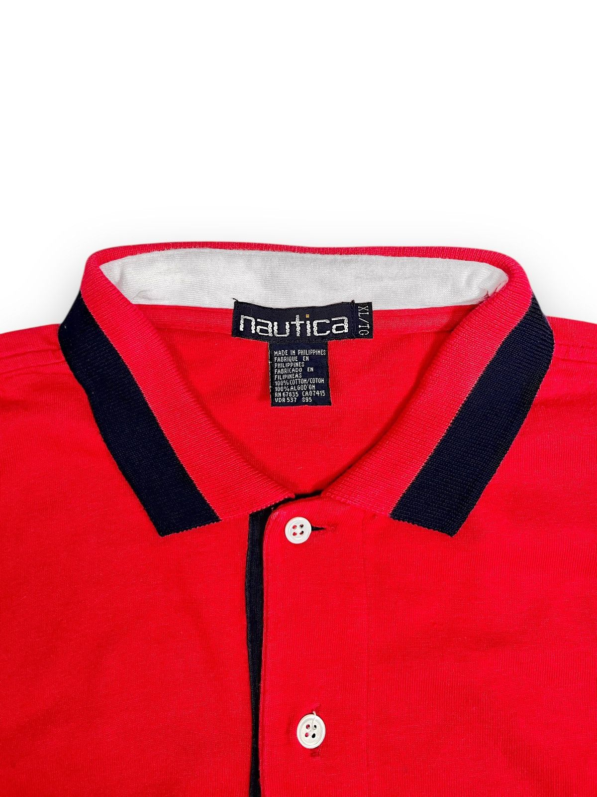 Nautica Nautica Small Logo Vintage Polo Shirt Size US XL / EU 56 / 4 - 6 Thumbnail