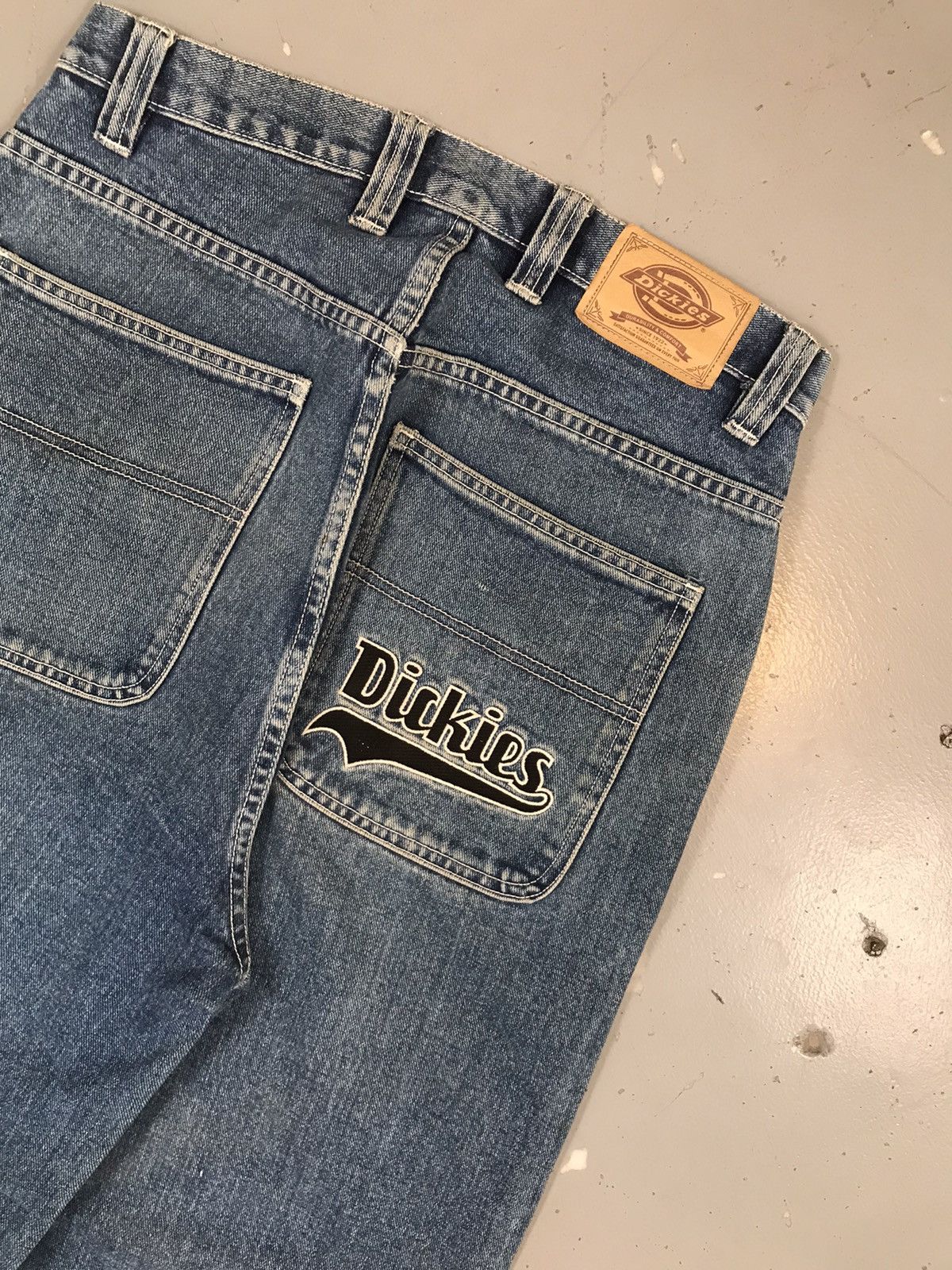Dickies × Vintage Vintage dickies big daddy embroidered denim Size US 32 / EU 48 - 11 Thumbnail