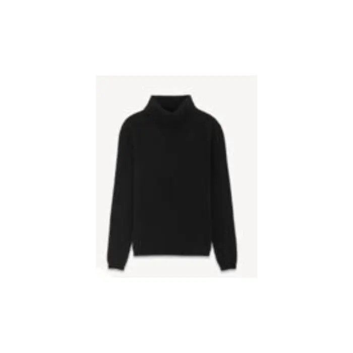 Saint Laurent Paris oc11z0126 709472 Turtleneck Sweater in Cashmere in Black Size US XXL / EU 58 / 5 - 1 Thumbnail