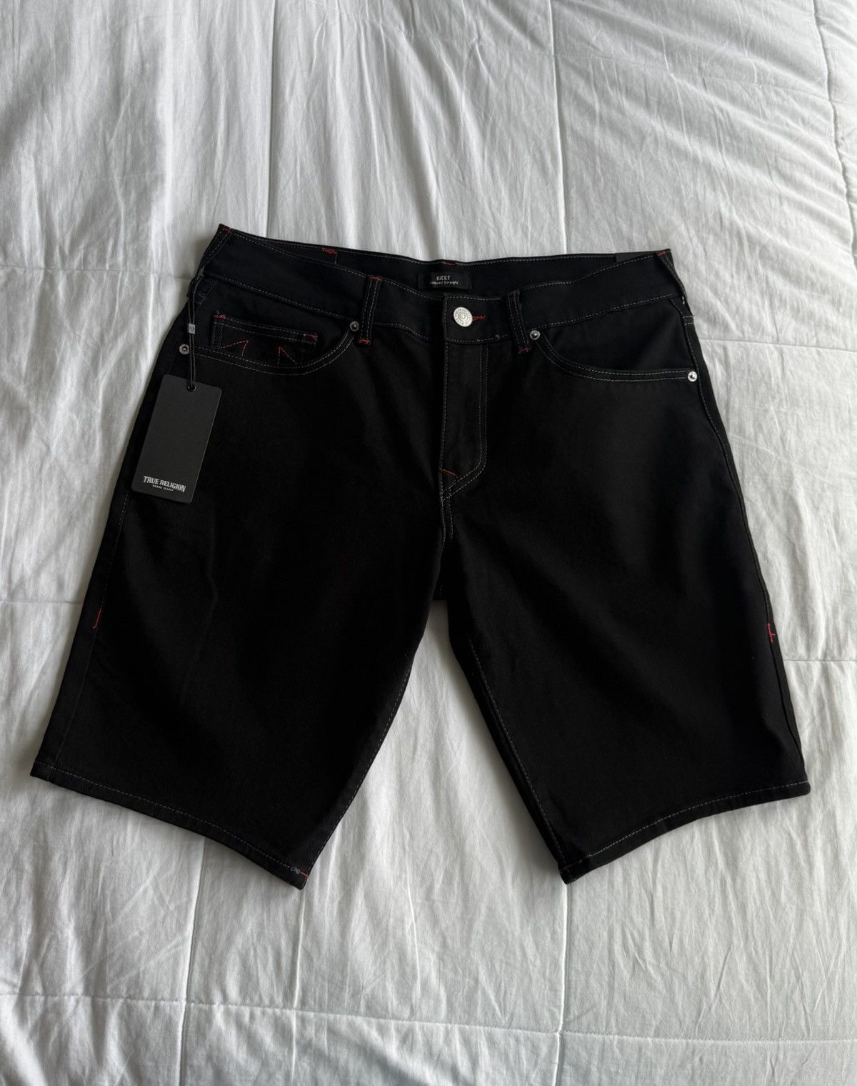 True Religion True Religon Jorts Black Size US 34 / EU 50 - 2 Thumbnail