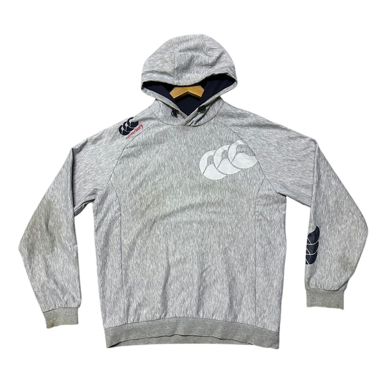 Canterbury of New Zealand Canterbury Club Hoody in grey marl with the CCC logo Size US XL / EU 56 / 4 - 5 Thumbnail