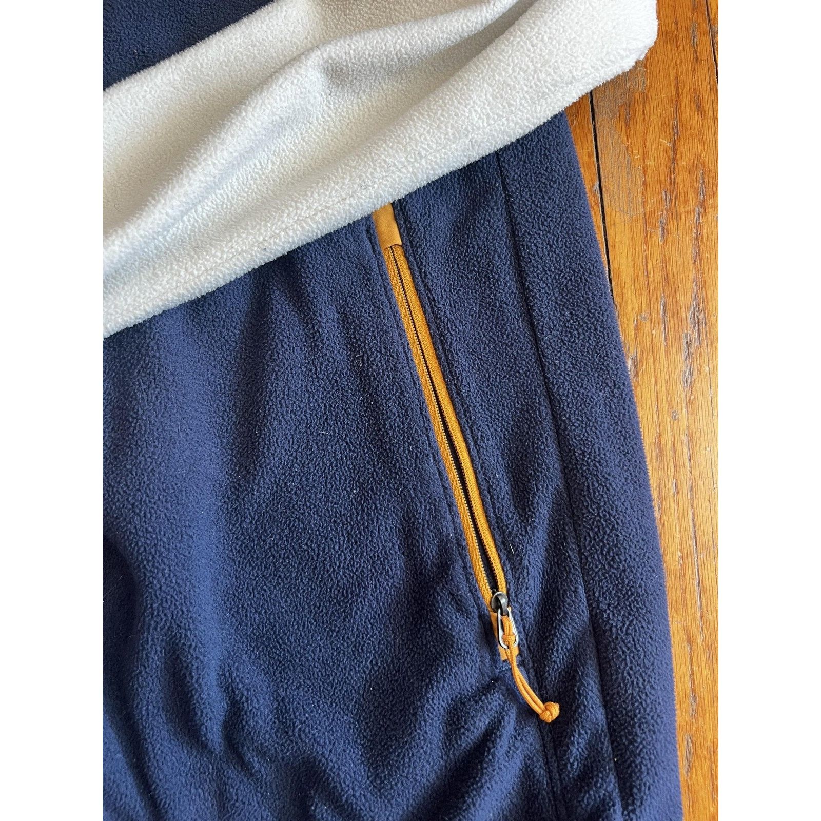 The North Face The North Face Jacket Medium Blue White Fleece Full Zip Size M / US 6-8 / IT 42-44 - 3 Thumbnail