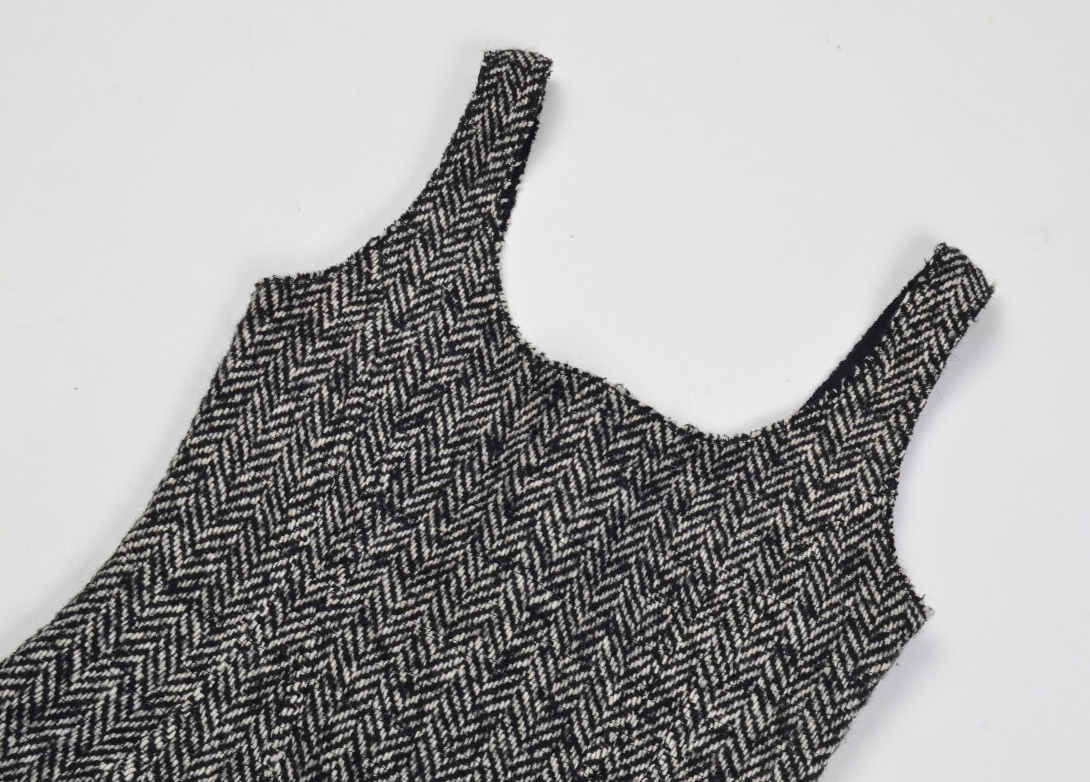Dolce & Gabbana Dolce & Gabbana Wool Blend Tweed Gray Corset Mini Dress Size M / US 6-8 / IT 42-44 - 5 Thumbnail