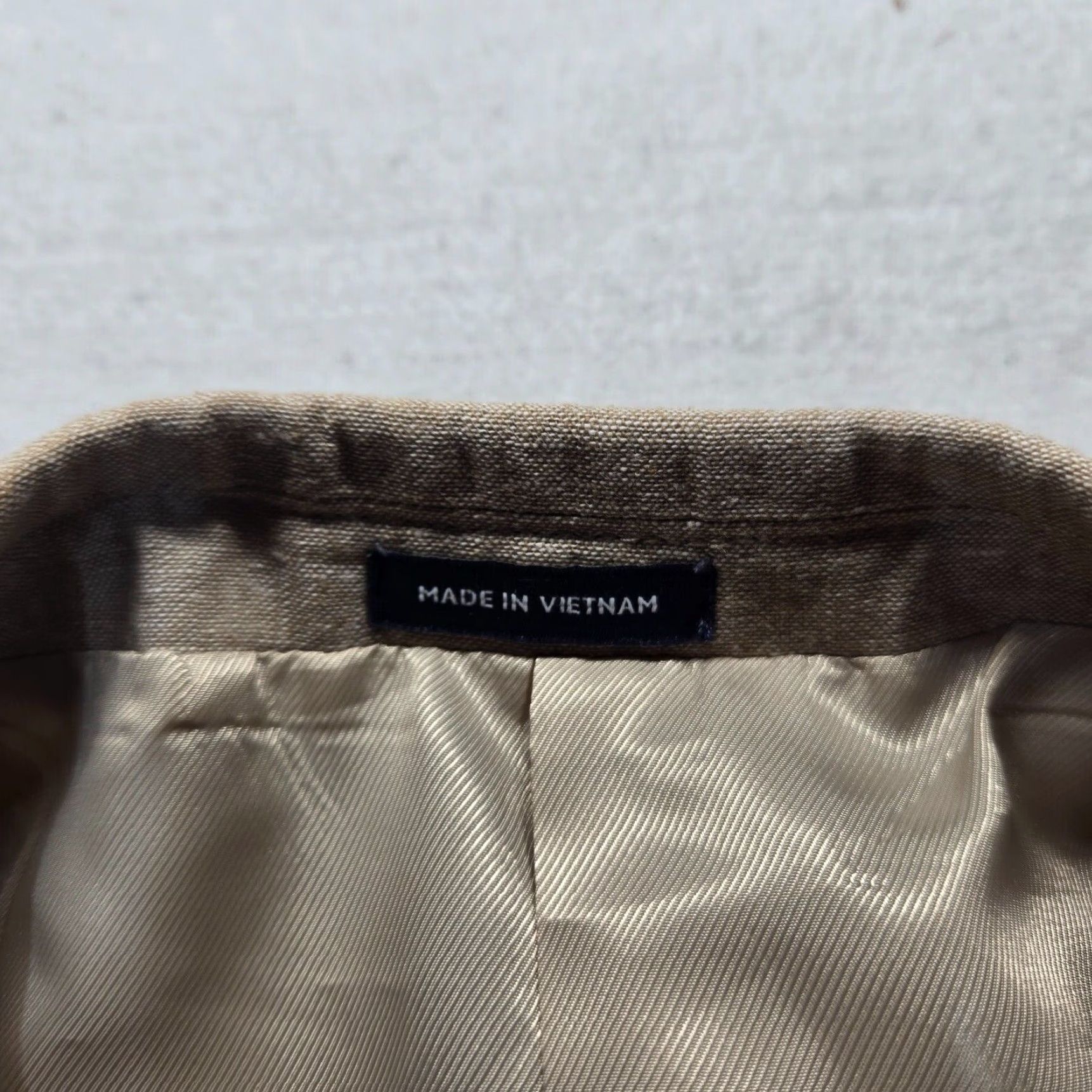 Stafford Stafford Blazer Single-Breasted Jacket Brown Wool 44R Slim Fit 2-Button Peak Lapel Men Regular Modern Classic Glen Check Vintage: No Size 44R - 3 Thumbnail