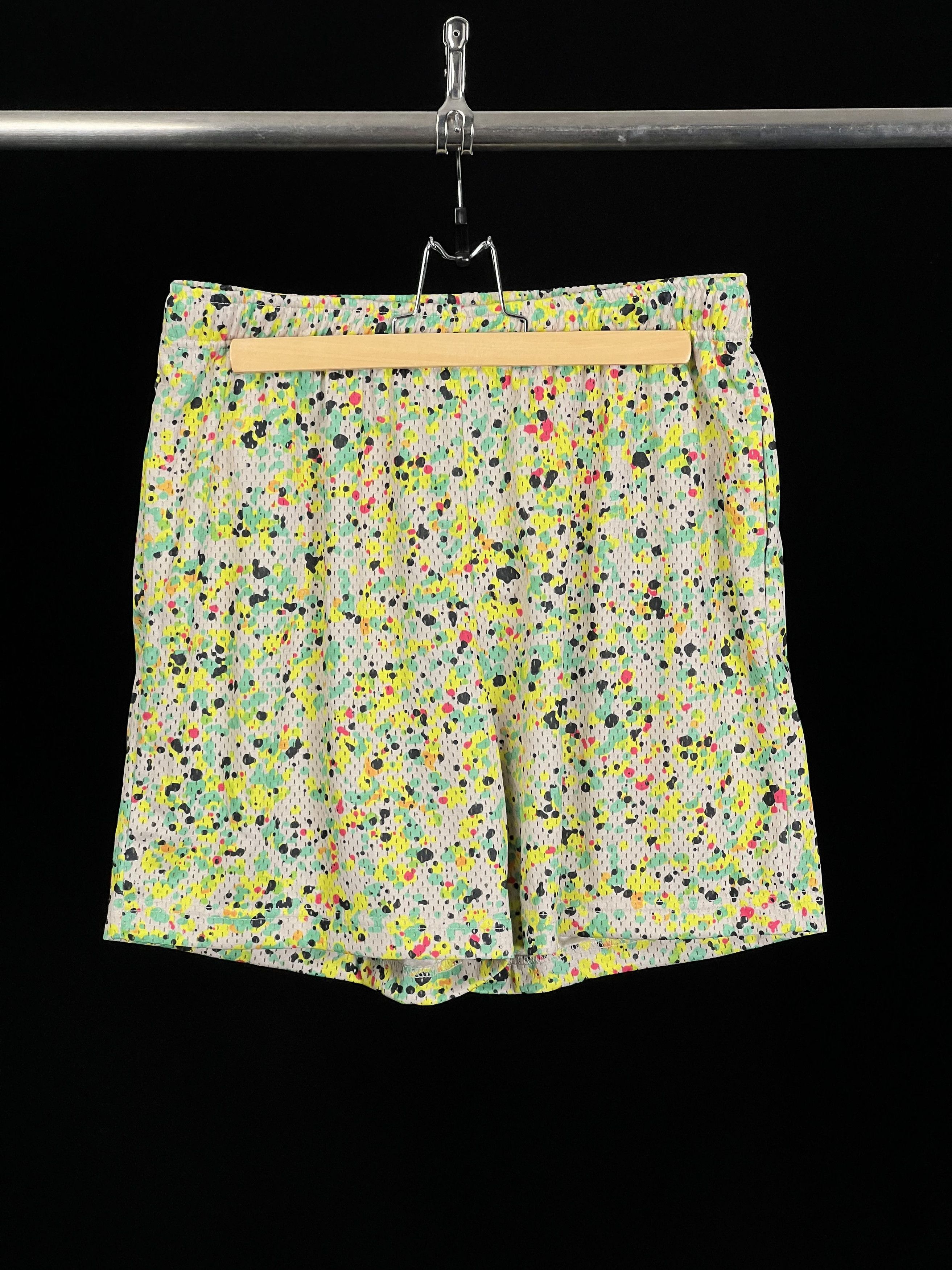 John Elliott Brand New ‘Multi Fleck’ Print PRACTICE SHORTS Size M Size US 30 / EU 46 - 2 Thumbnail