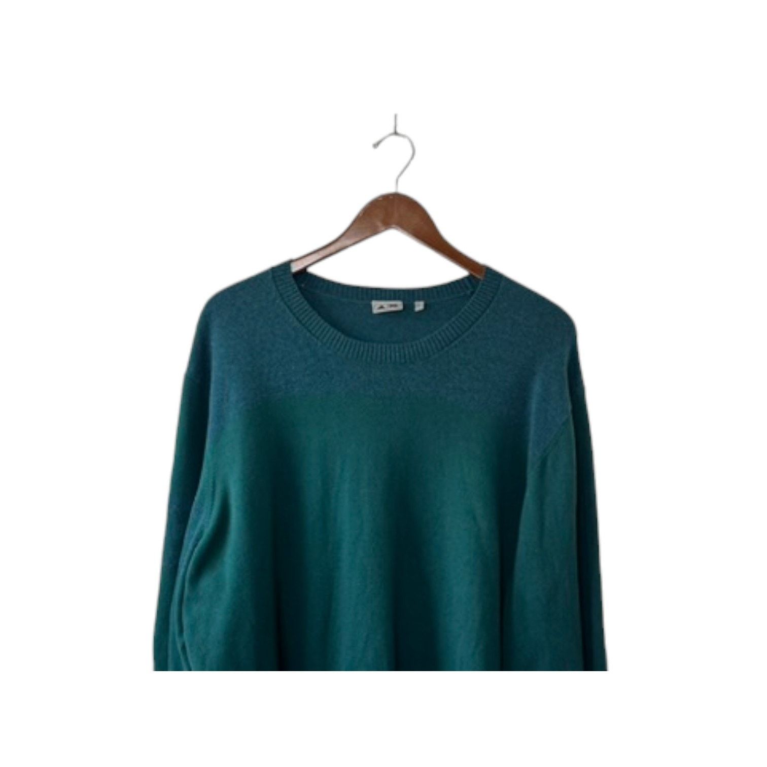 Adidas Adidas Green Ombre Long Sleeve Knit Sweater Men's 2XL Size US XXL / EU 58 / 5 - 3 Thumbnail