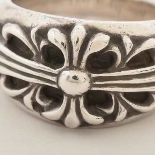 Chrome Hearts US10-10.5 Chrome Hearts Floral Cross ring 21 Size ONE SIZE - 5 Thumbnail