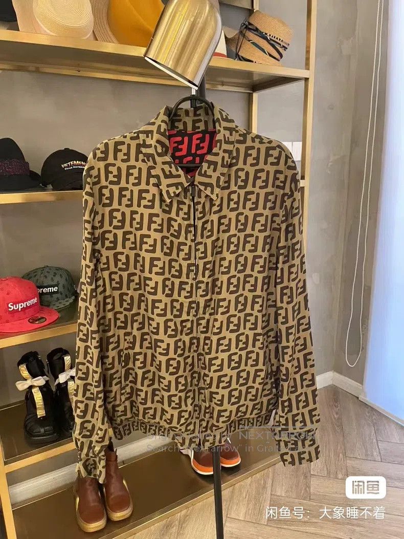Fendi Fendi Two-Way Wearable Silk Jacket Size US M / EU 48-50 / 2 - 3 Thumbnail
