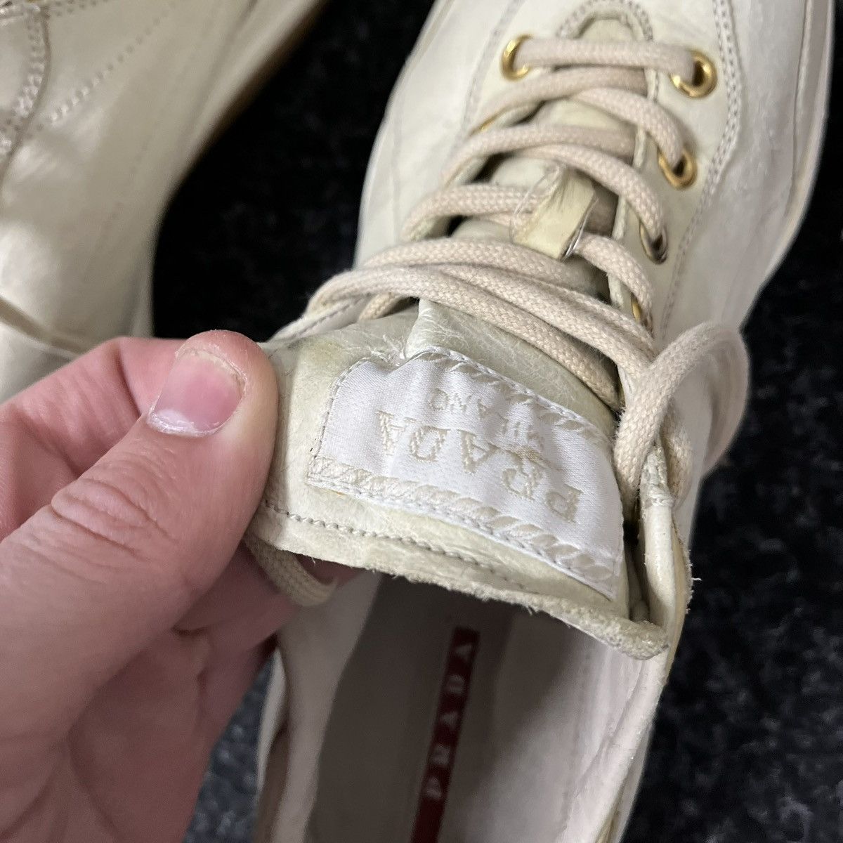 Prada Prada Milano Leather Low Shoes Sneaker Size US 8.5 / IT 38.5 - 12 Thumbnail