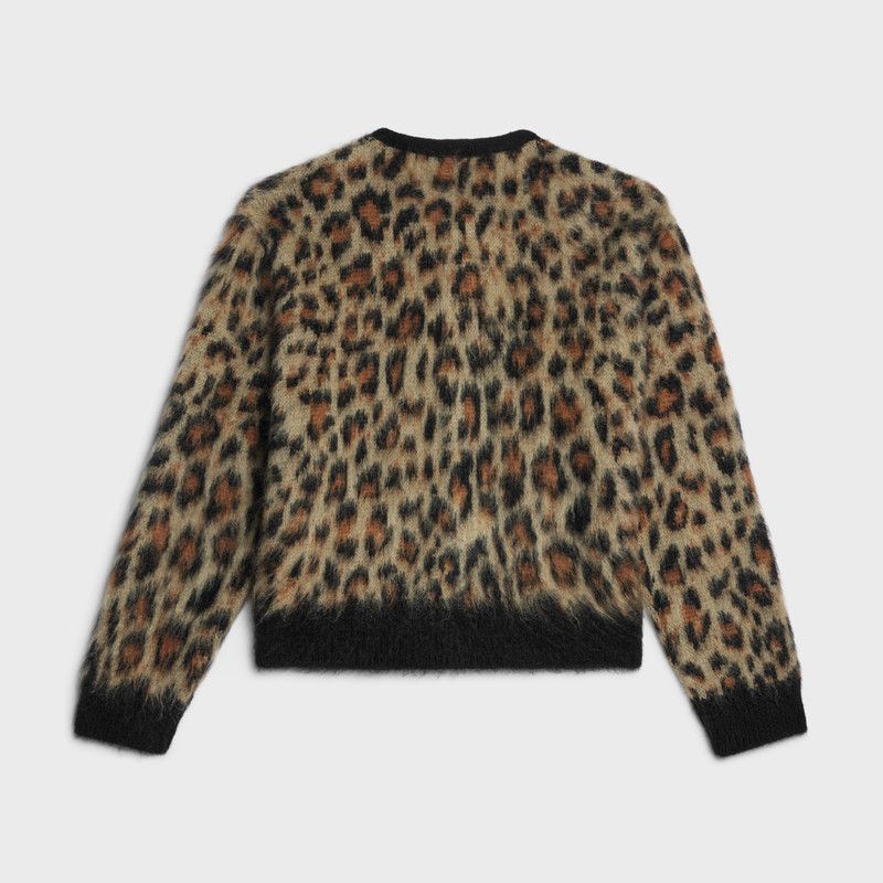 Celine o1bcso1str0126 RV00Q0ZQ7 Cardigan Jacket in Leopard Size US XL / EU 56 / 4 - 2 Thumbnail
