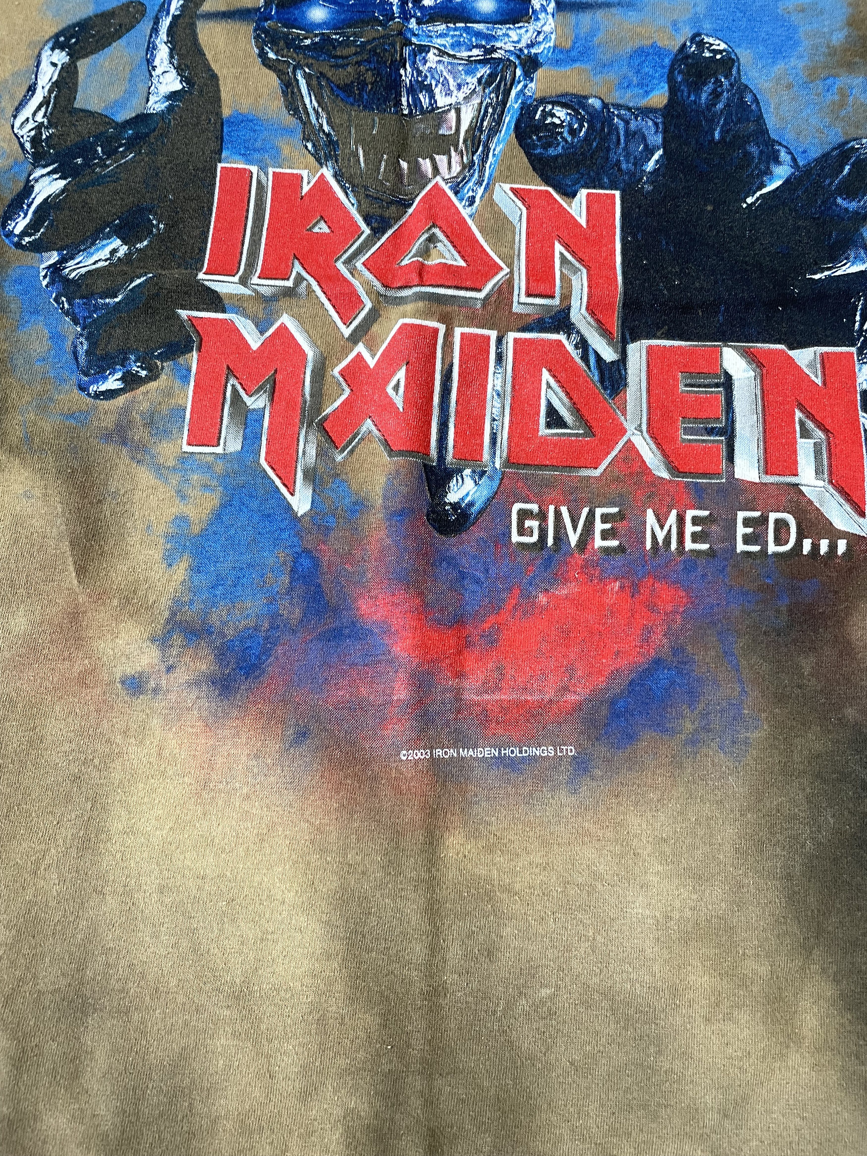 Iron Maiden × Vintage Vintage Men’s Shirt IRON MAIDEN 2003 Tour Size US L / EU 52-54 / 3 - 5 Thumbnail
