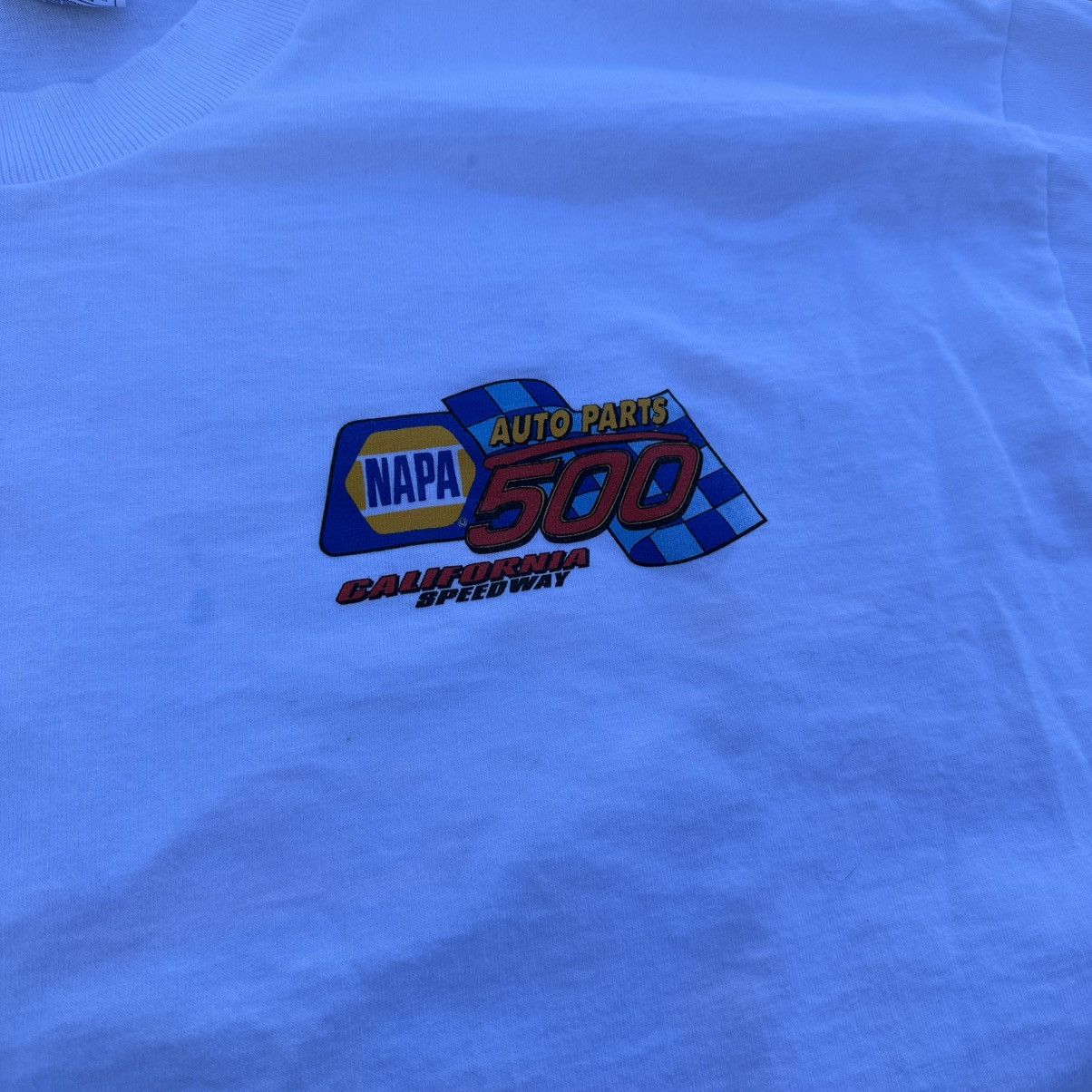 Fruit Of The Loom Vintage 2000 NASCAR NAPA 500 Racing Graphic Tee Size US XXL / EU 58 / 5 - 6 Thumbnail