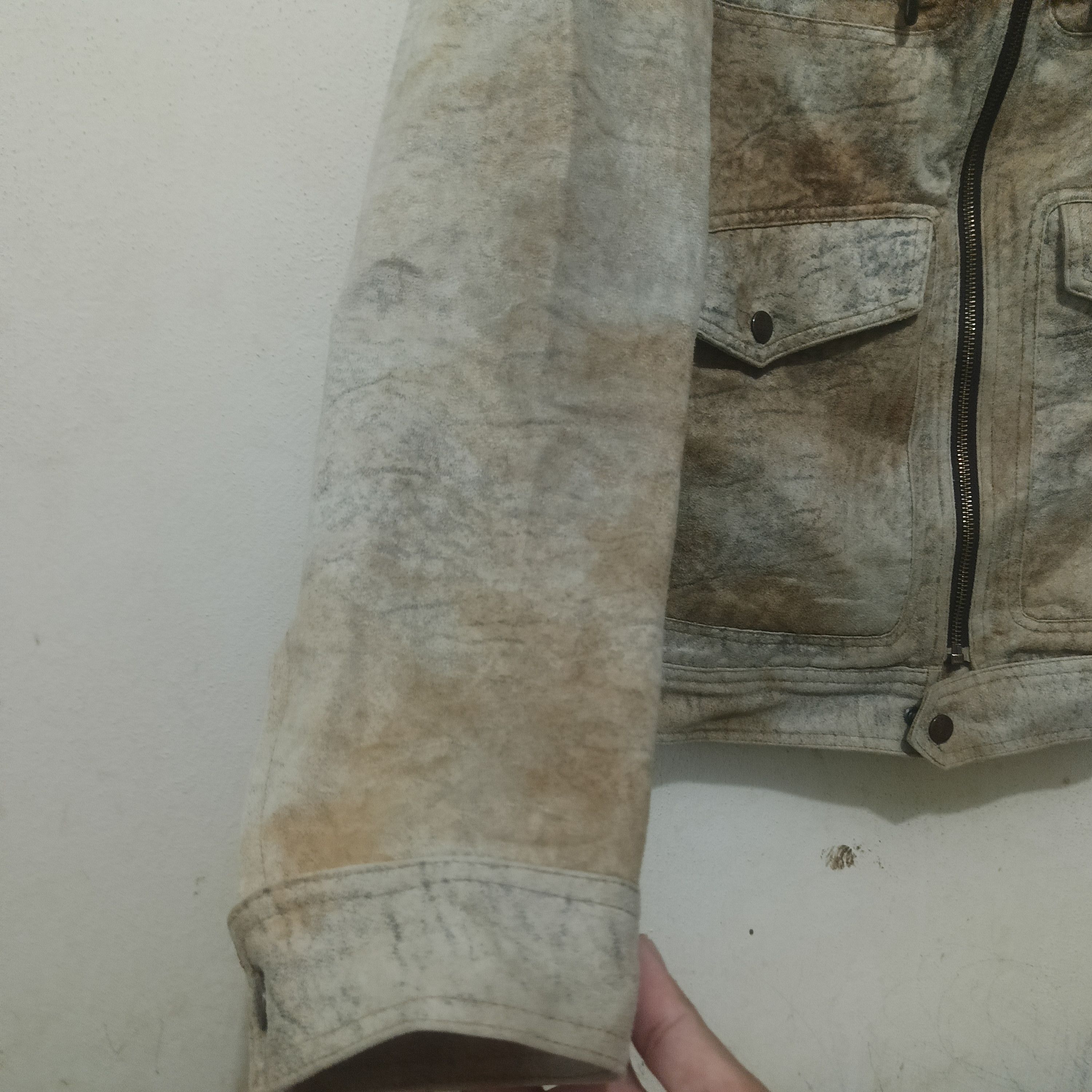 Japanese Brand × Tornado Mart Distressed flared Japanese tornado mart jacket zipper Size US S / EU 44-46 / 1 - 4 Thumbnail