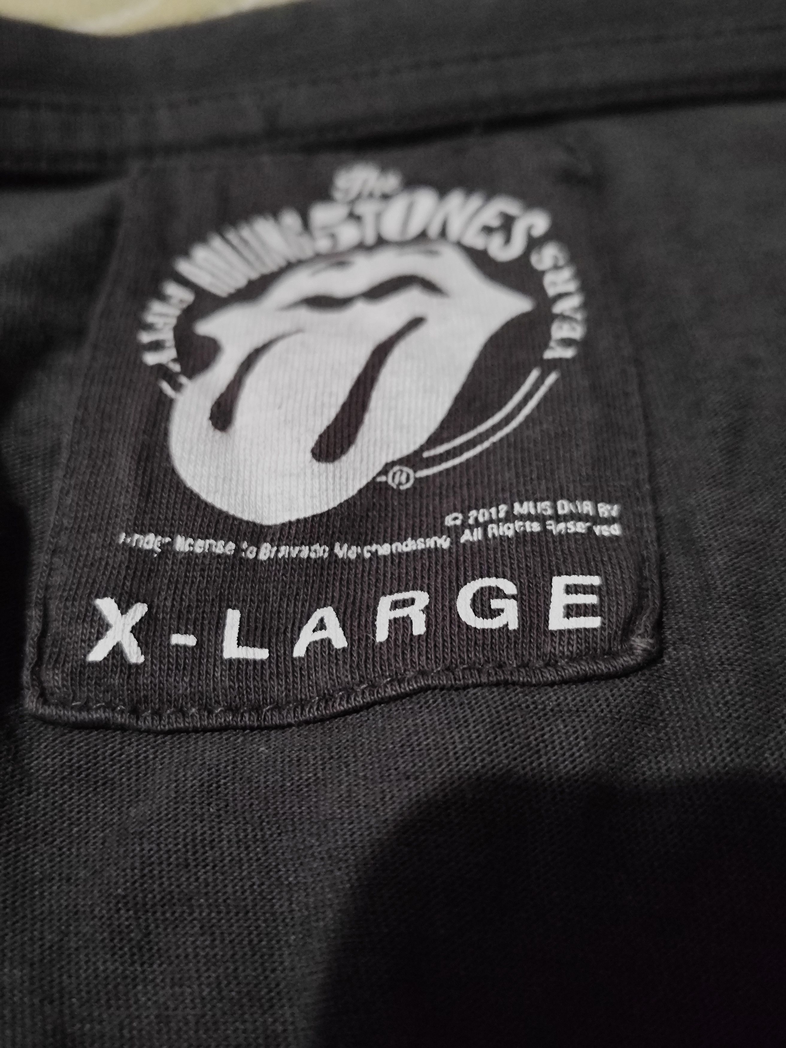 The Rolling Stones × Vintage VINTAGE ROLLING STONES NICE SUN FADED BIG LOGO TEE Size US L / EU 52-54 / 3 - 2 Thumbnail