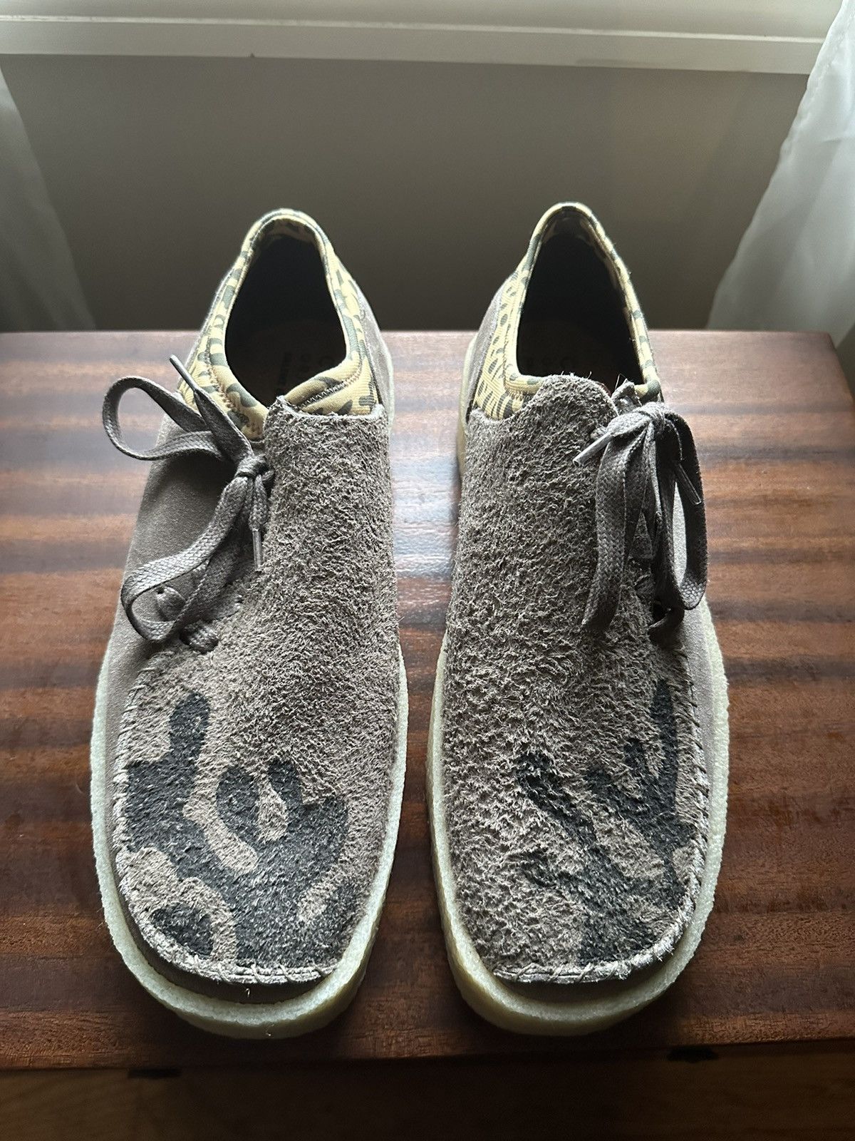 image of Clarks x he Bembury Clark’S Mud Moss Lugger Shoes in Grey, Men's (Size 11)