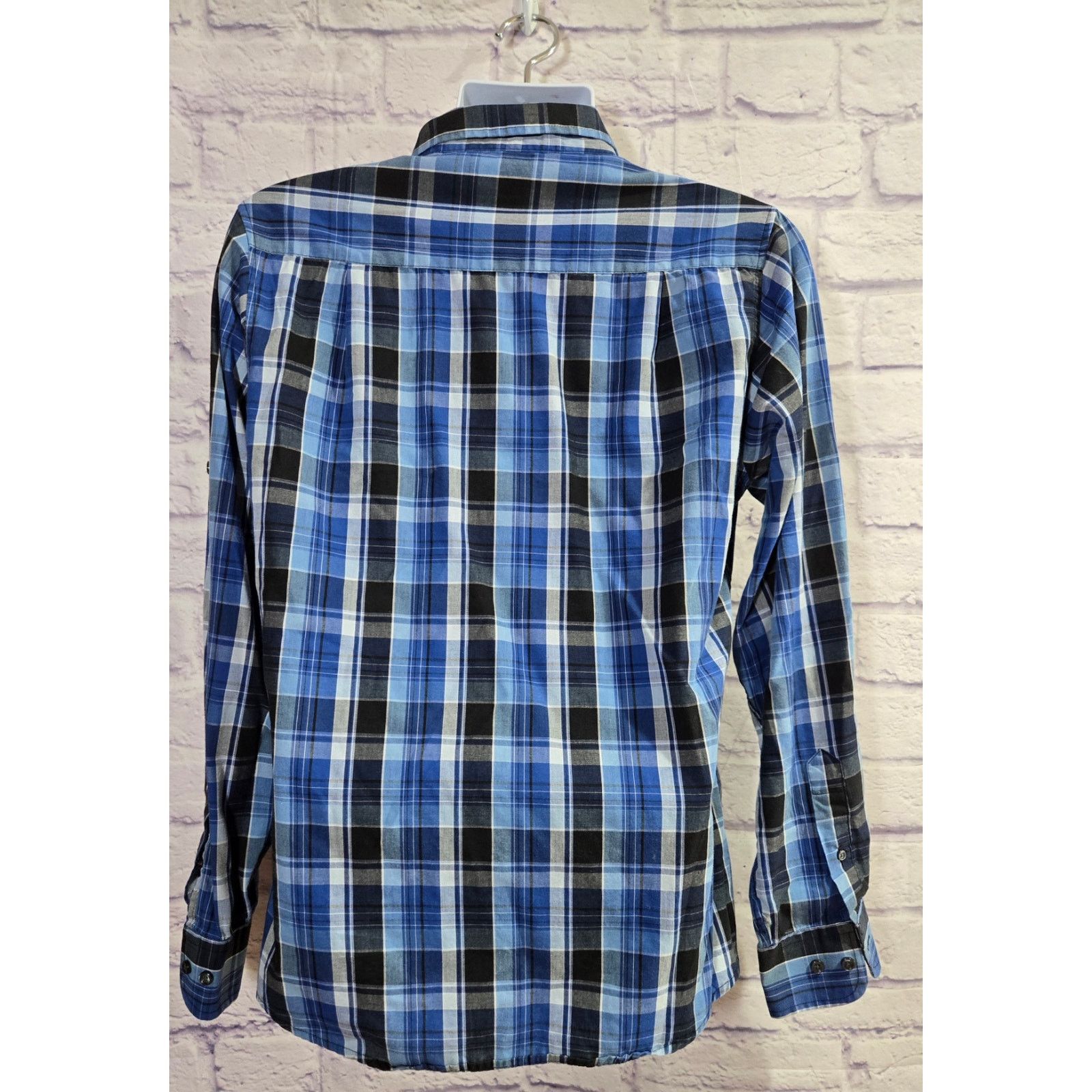 Other Airwalk Blue Black Plaid Button Up Men's Shirt Medium Size US M / EU 48-50 / 2 - 2 Thumbnail