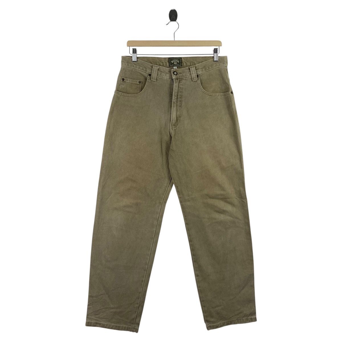 Billabong × Vintage Vintage BILLABONG khaki colour jeans Size US 31 - 1 Thumbnail