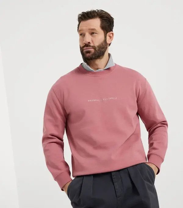 Brunello Cucinelli o1la1rc1a0425 Sweatshirt in Pink Size US S / EU 44-46 / 1 - 2 Thumbnail