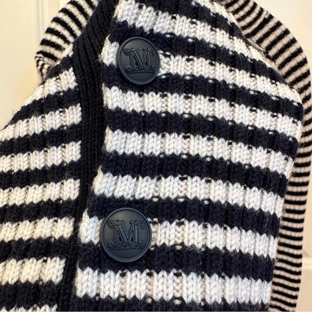 Designer Made In Italy Max Mara Label-cut Stretchy Wool Sweater Size M / US 6-8 / IT 42-44 - 8 Thumbnail