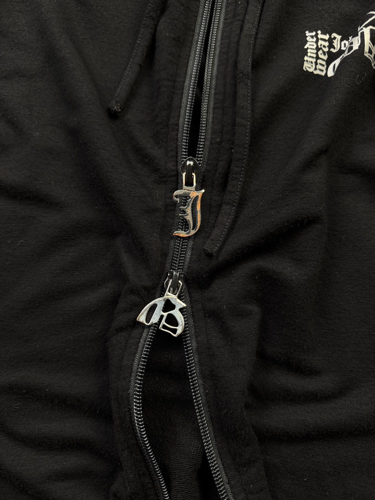John Galliano John Galliano Zip Archive Avant Garde Hoodie Mens Black Size US XS / EU 42 / 0 - 4 Thumbnail