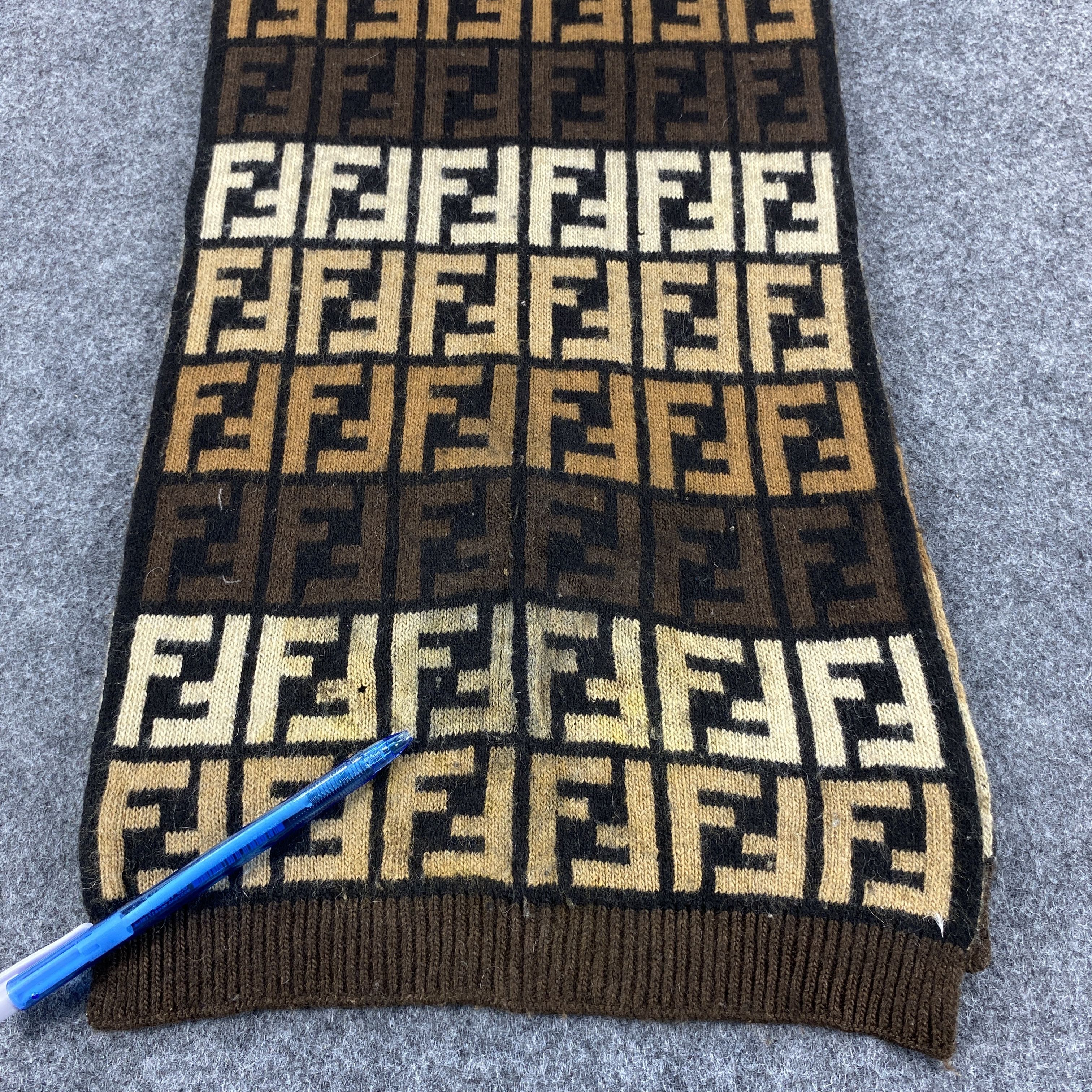 Fendi × Vintage FENDI Scarf # Muffler # Neckwear # D550 Size ONE SIZE - 12 Thumbnail