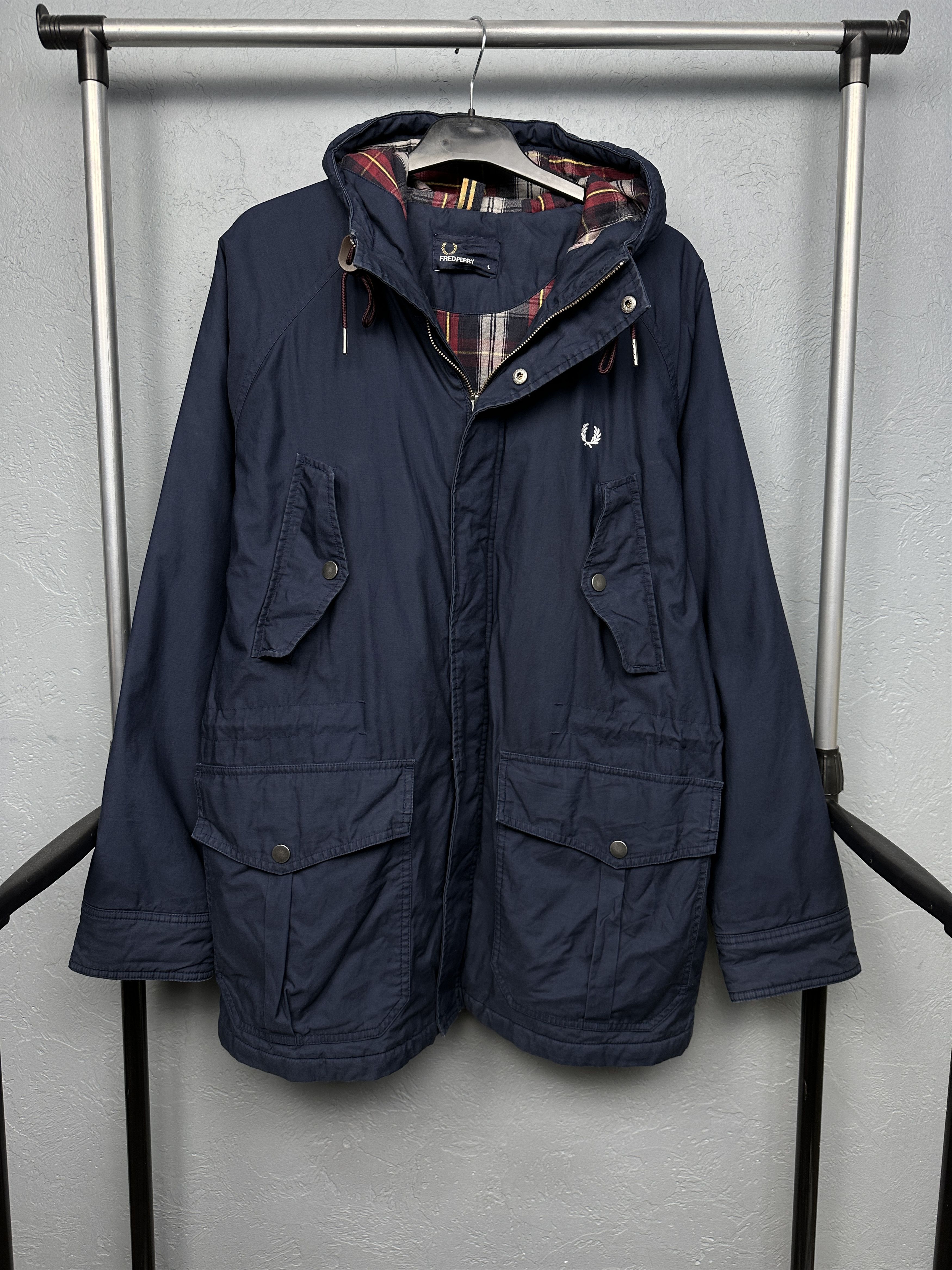 Fred Perry Fred Perry Vintage Mens Parka Jacket Size US L / EU 52-54 / 3 - 1 Thumbnail