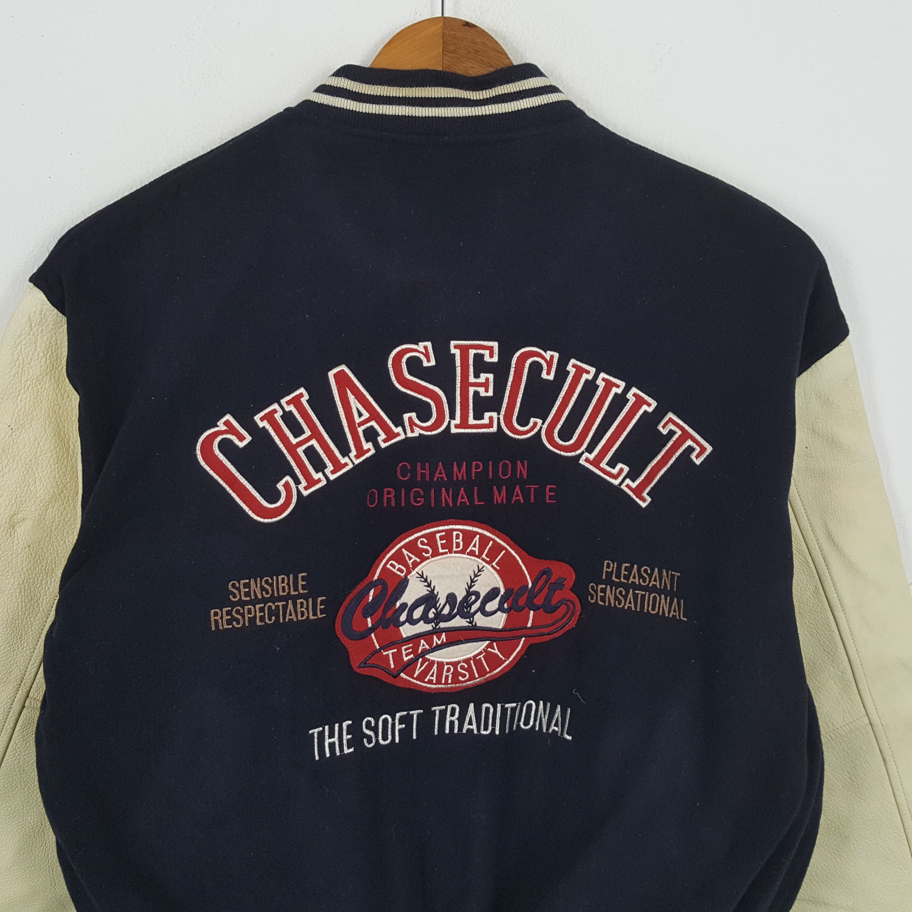 MLB × Vintage Vintage CHASECULT BASEBALL TEAM American Clab Varsity Jacket Size US XL / EU 56 / 4 - 2 Thumbnail