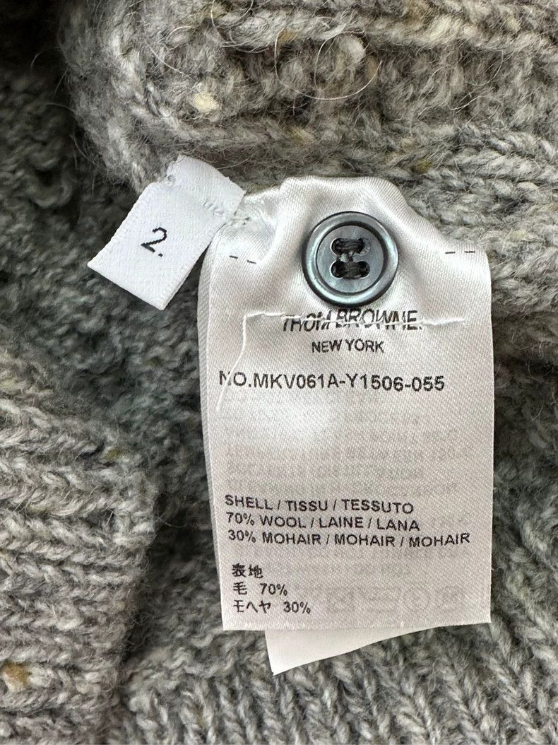 Thom Browne Thom Browne Gray wool knit vest Size US M / EU 48-50 / 2 - 6 Thumbnail