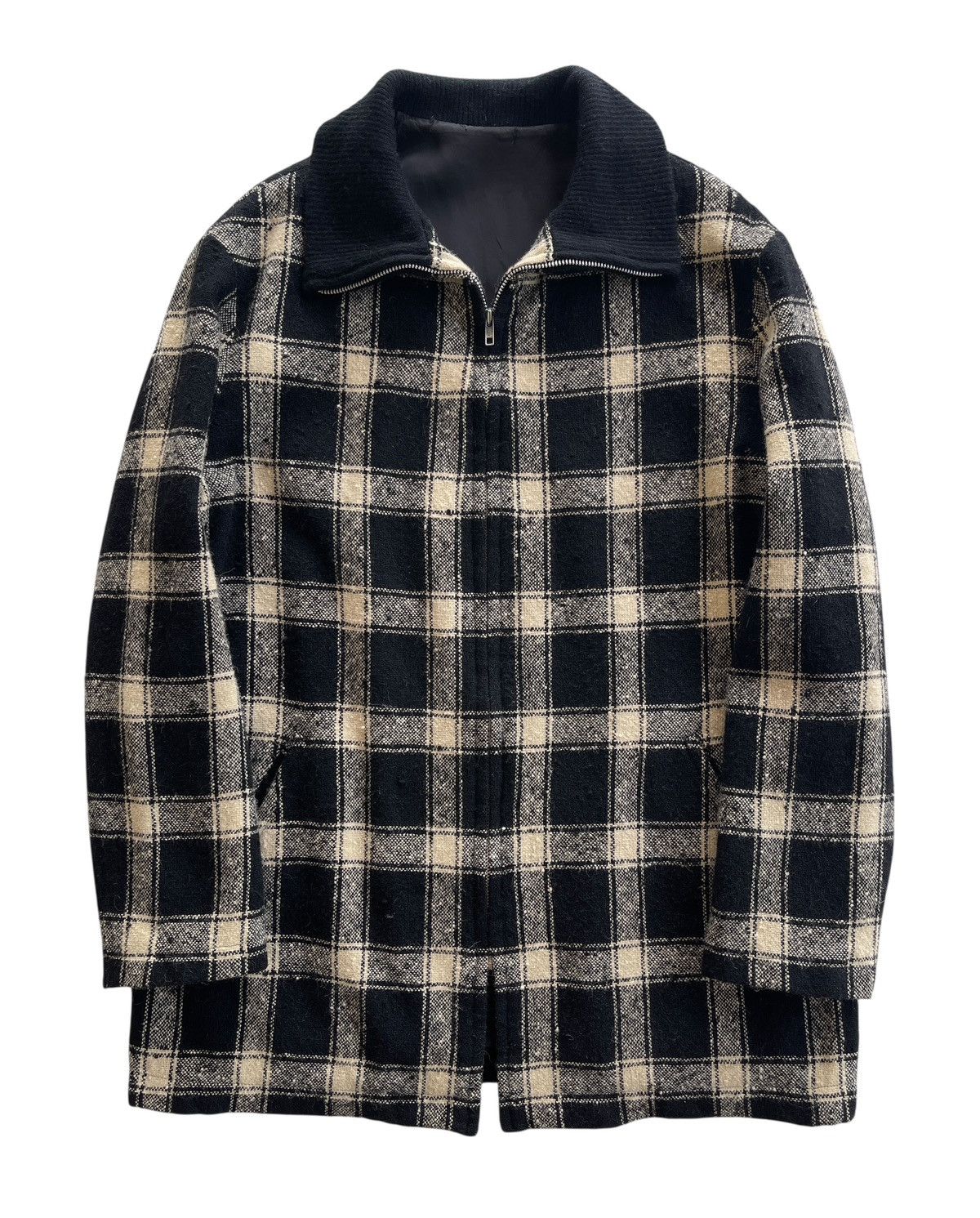 Y's for Men AW1992 Yohji Yamamoto Zip Up Tartan Blouson Jacket Size US L / EU 52-54 / 3 - 1 Thumbnail
