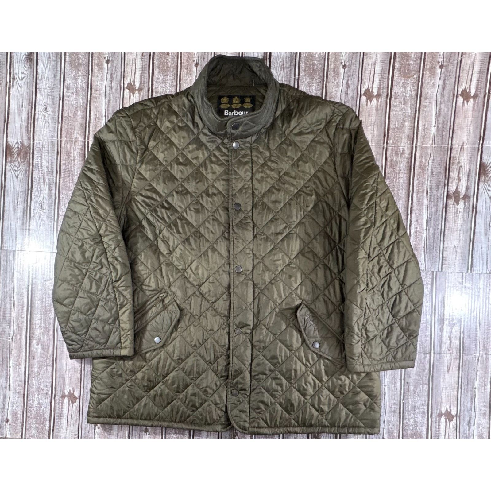 BARBOUR Flyweight Chelsea Quilted Jacket size 2XL color Oliv
