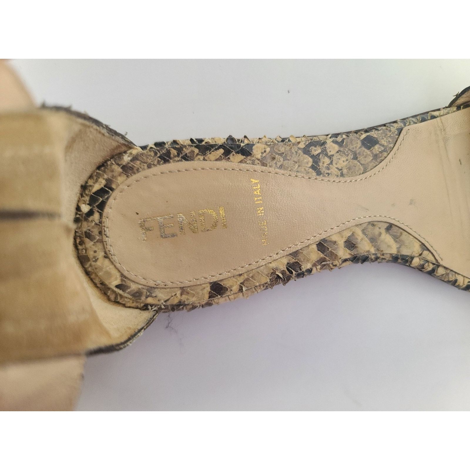 Fendi Fendi First Fendance Snake Gladiator Sandals EUR 36 US 6 Size US 6 / IT 36 - 8 Thumbnail