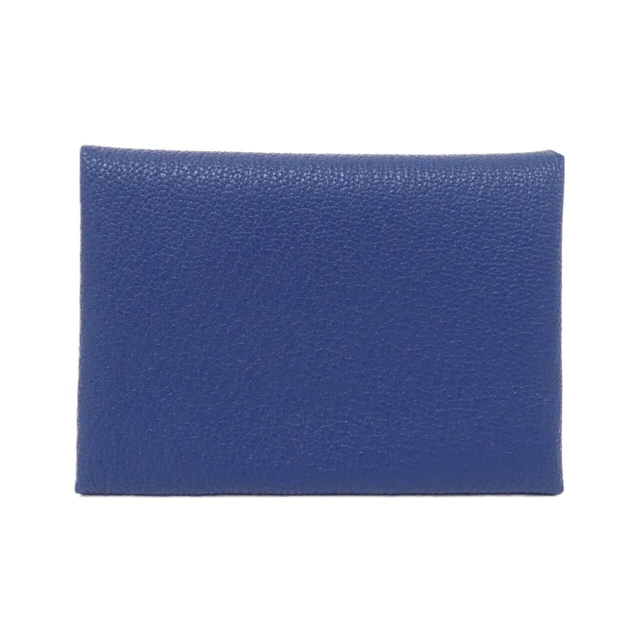 Hermes Hermes Hermès Calvi Duo Chèvre Coin Case Leather Coin Case DUTY FREE for USA Size ONE SIZE - 1 Thumbnail