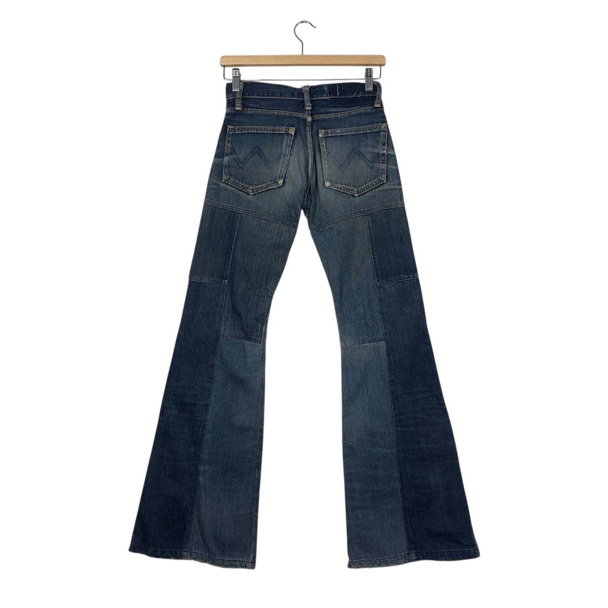Japanese Brand Vintage Joker Co. Ltd. Panelled Flare Denim Issey Miyake Size 28" / US 6 / IT 42 - 9 Thumbnail
