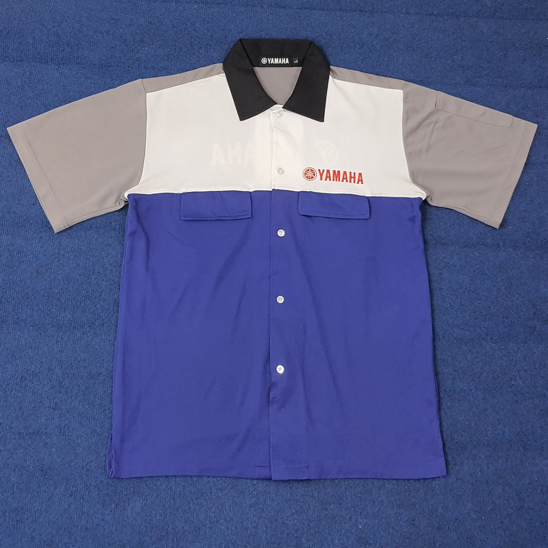 Yamaha Vintage Yamaha Japan Sports Brand Button Up Shirt C259N46 Size US S / EU 44-46 / 1 - 1 Thumbnail