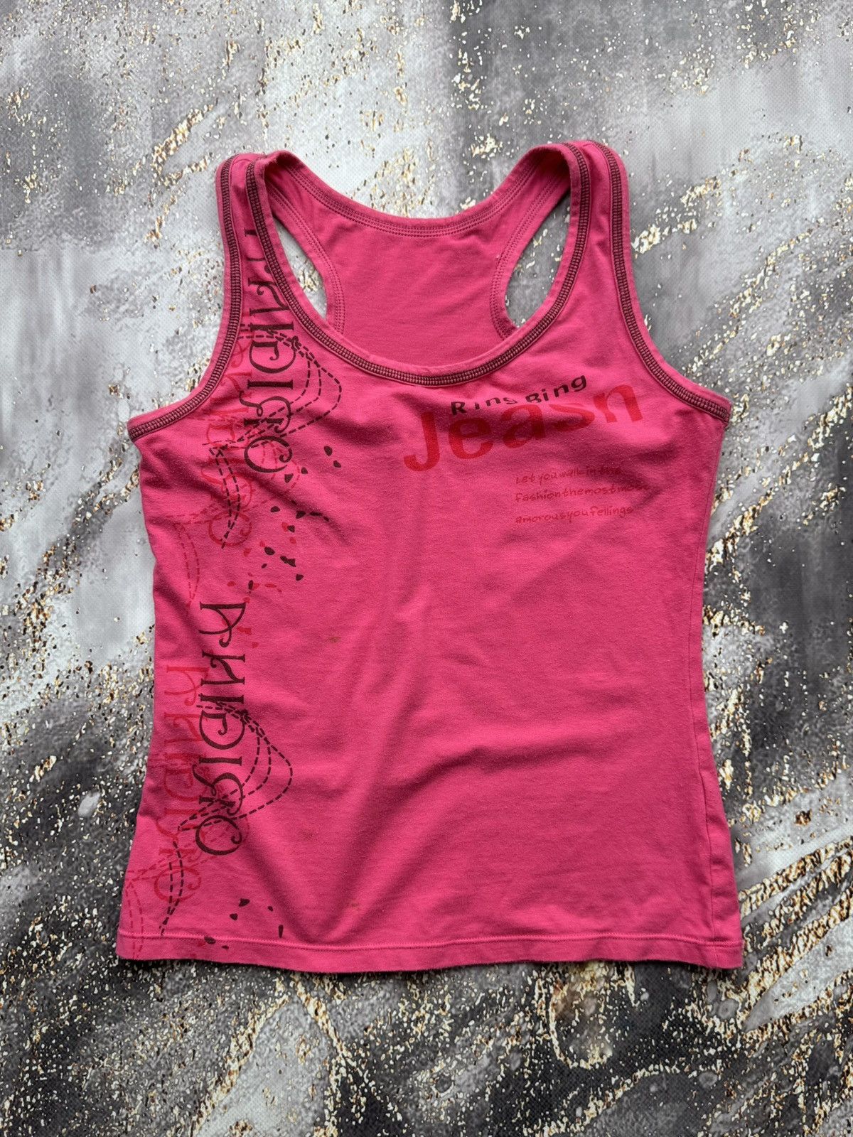 Japanese Brand Vintage Graphic Tank Top Size S / US 4 / IT 40 - 1 Thumbnail
