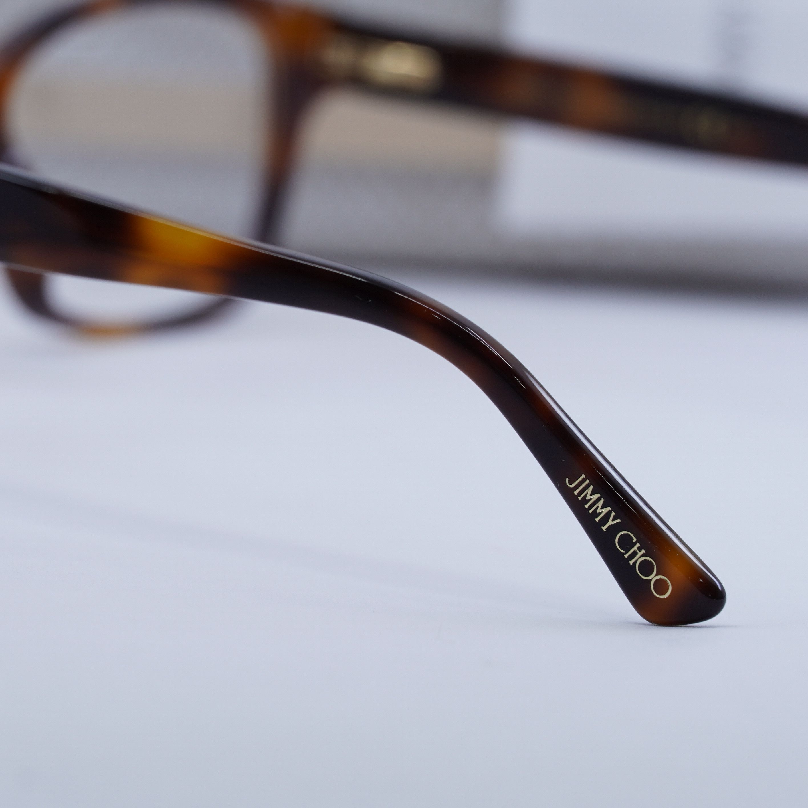 Jimmy Choo Jimmy Choo JC270 0086 00 Eyeglasses Havana 53mm Rectangle Size ONE SIZE - 7 Thumbnail