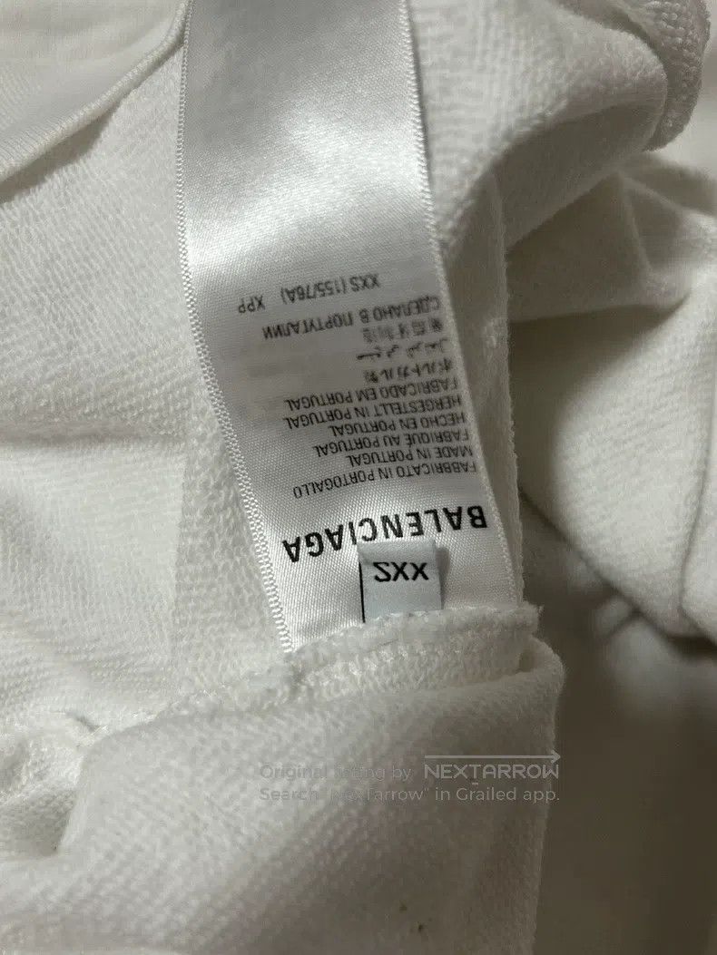 Balenciaga Balenciaga Solid Color Long Sleeve Logo Printed Sweatshirt Size US XXS / EU 40 - 6 Thumbnail