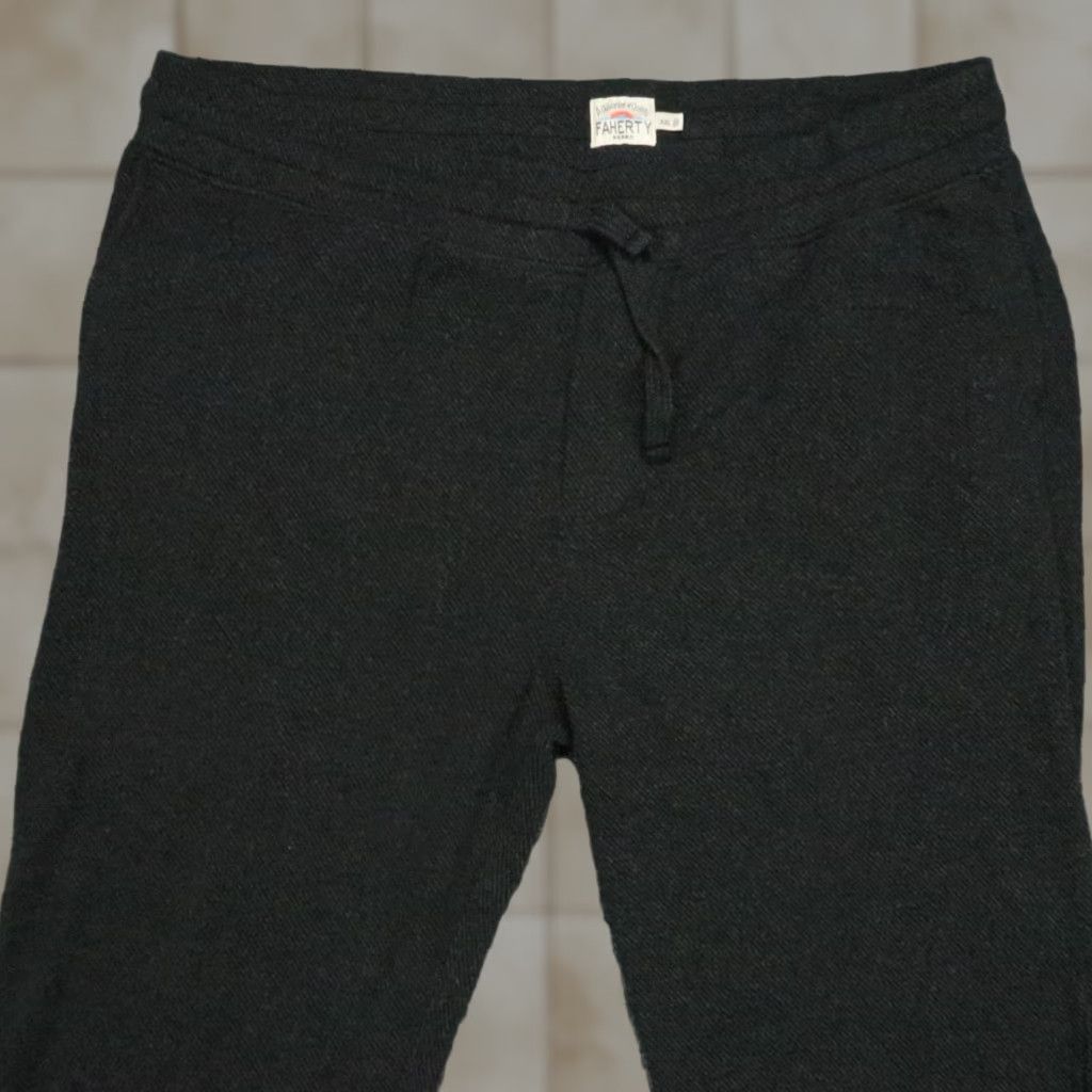 Faherty Faherty Pants Men 2XL Black Jogger Activewear Clothing Casual Size US 39 - 1 Thumbnail