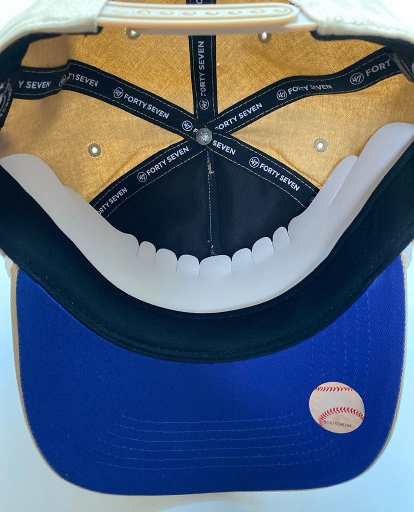 47 Brand LA Dodgers Core Classic Rope Beige Hitch Snapback Hat New! Size ONE SIZE - 2 Thumbnail