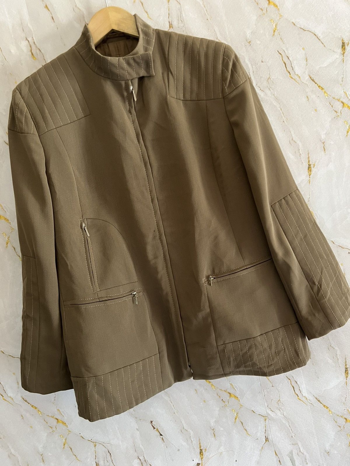 Vintage Vintage Erreuno Milano Wool Jacket Designer Made in Italy Size US M / EU 48-50 / 2 - 4 Thumbnail