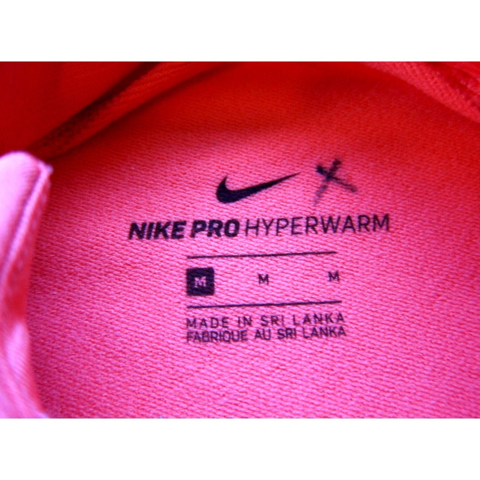 Nike Nike Pro Hyper Warm Pink Thumb Hole Mock Neck Long Sleeve Shirt Woman M Size M / US 6-8 / IT 42-44 - 4 Thumbnail