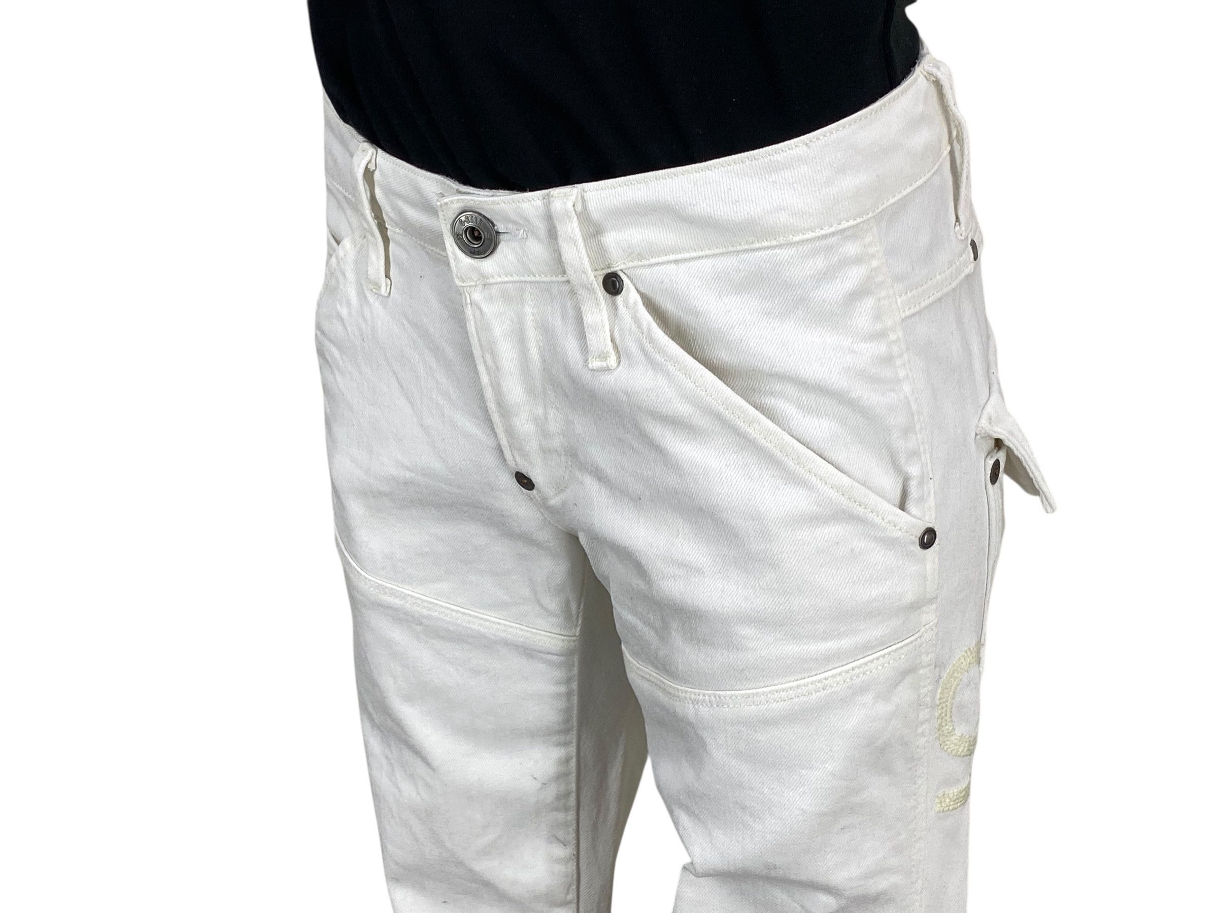 Other GStar Jeans Double Knee Distressed Jeans Pants Size 24" / US 00 / IT 34 - 5 Thumbnail