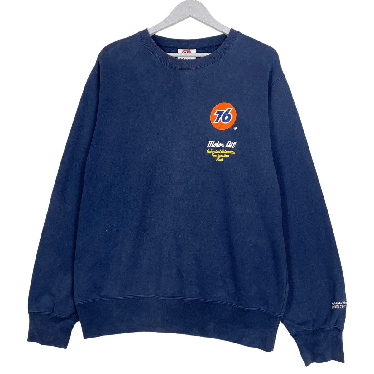 Hein Gericke × Japanese Brand × Kadoya 💥VTG 76 LUBRICANT PERFOMANCE BIG LOGO CREWNECK Size US L / EU 52-54 / 3 - 3 Thumbnail