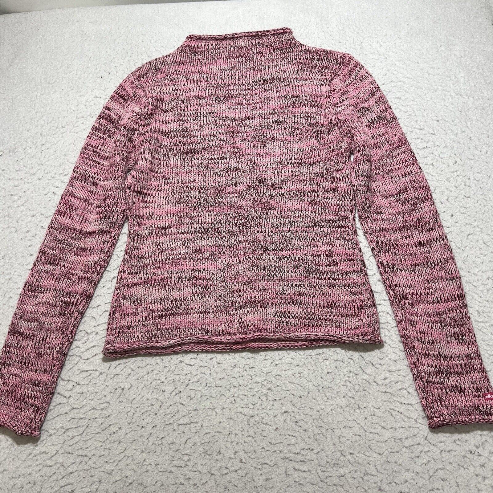 Billabong Vintage Billabong Wool Blend Mock Neck Pink Sweater Y2K Size XL / US 12-14 / IT 48-50 - 10 Thumbnail